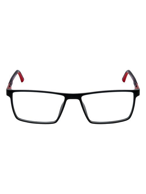 David Blake Matte Black Rectangular Full Rim EyeGlass - 15064059 - Standard Image - 1