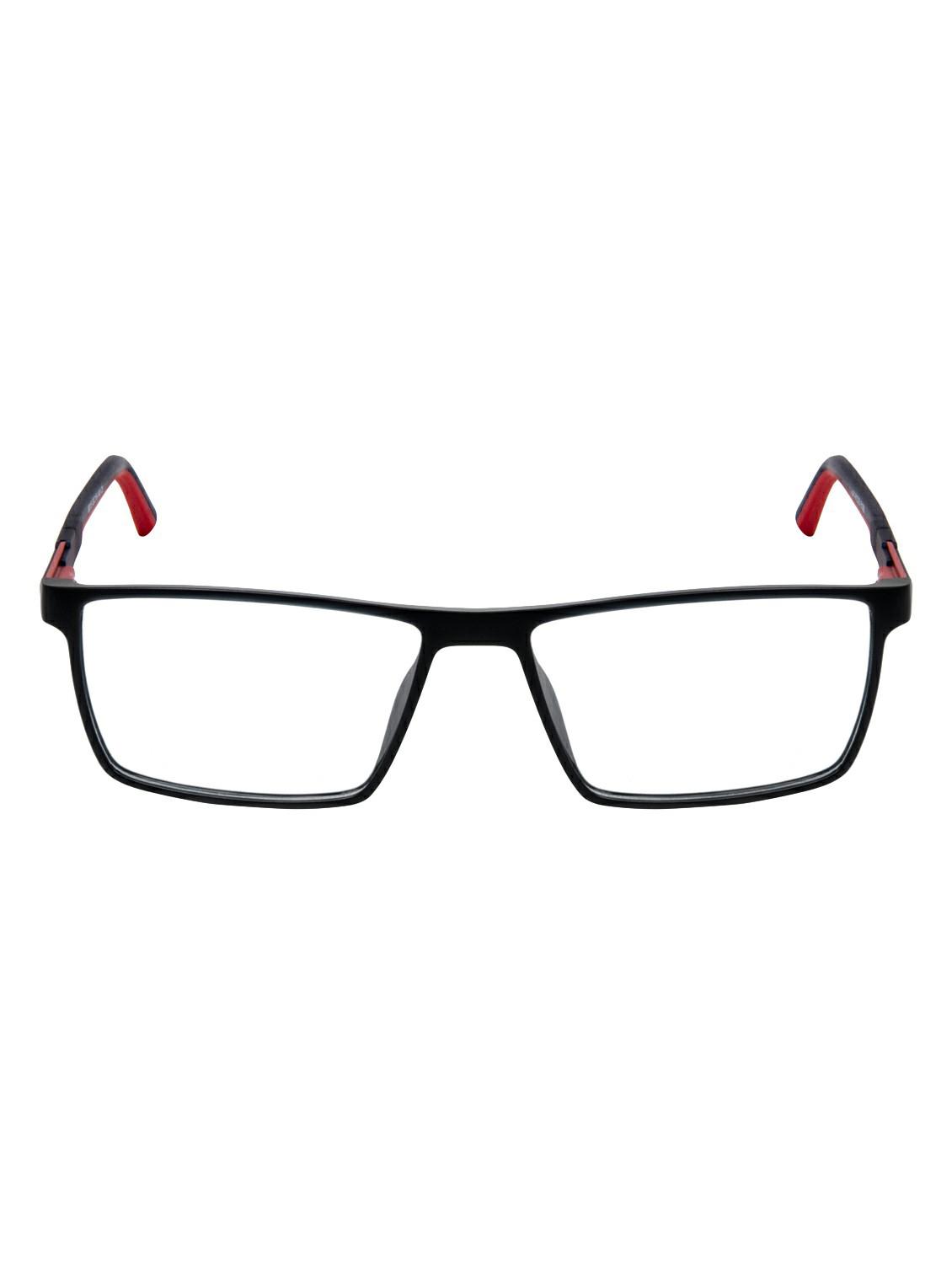 David Blake Matte Black Rectangular Full Rim EyeGlass - 15064059 - Zoom Image - 1