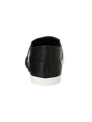 black leatherette casua slipon - 15064473 - Standard Image - 3