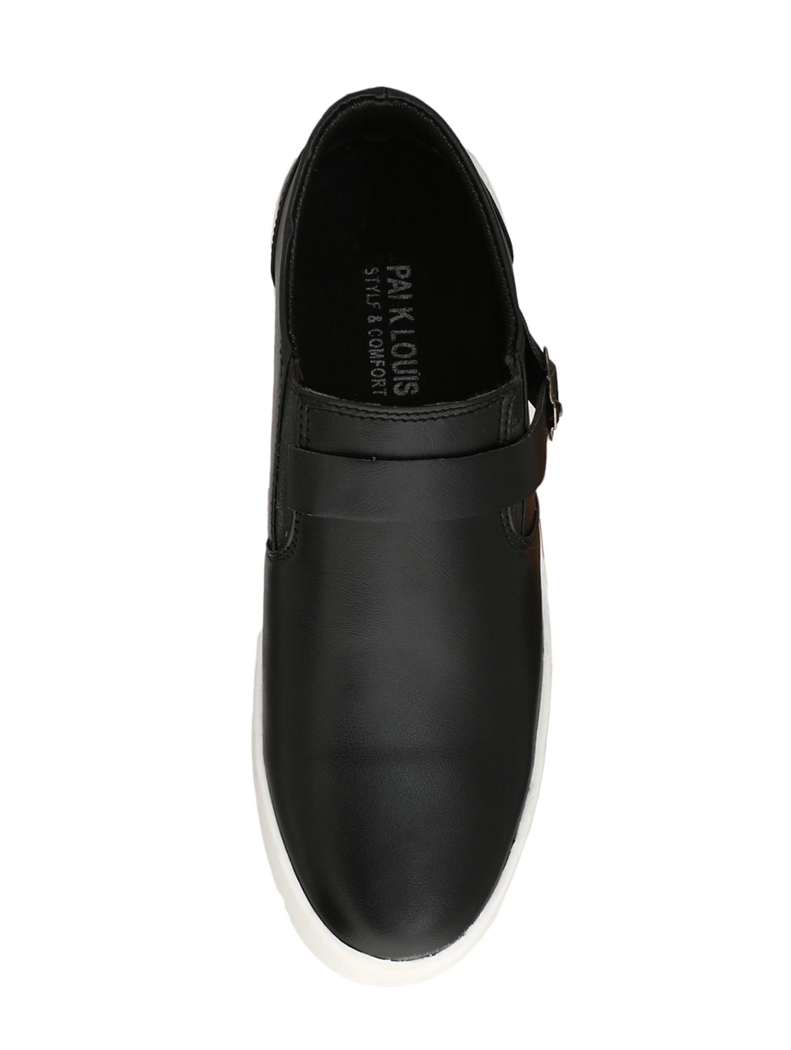 black leatherette casua slipon - 15064473 - Zoom Image - 4