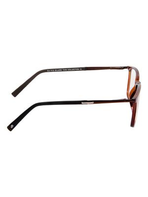 david blake brown wayfarer full rim eyeglass - 15064813 - Standard Image - 3