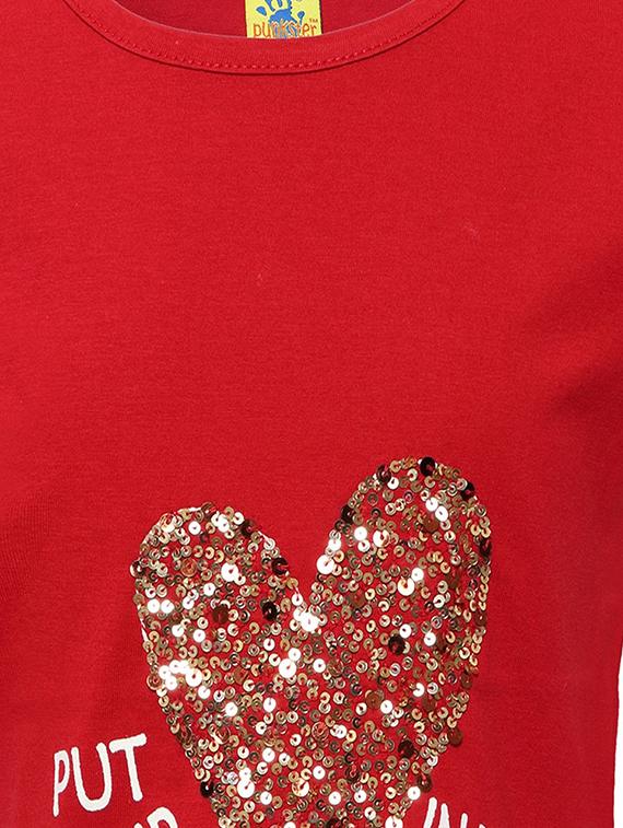 red cotton top - 15065138 - Zoom Image - 3
