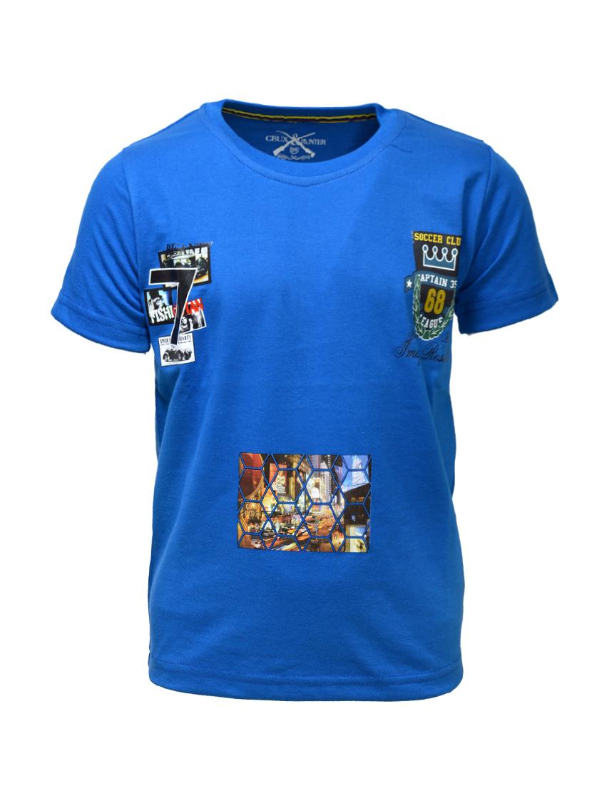 blue cotton tshirt - 15066359 - Zoom Image - 1