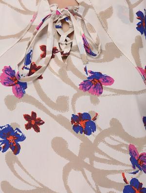 beige printed top - 15066735 - Standard Image - 4