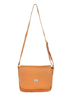 yellow leatherette regular sling bag - 15066871 - Standard Image - 5