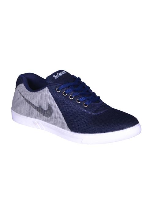 blue mesh lace up sneaker - 15067124 -  Standard Image - 0