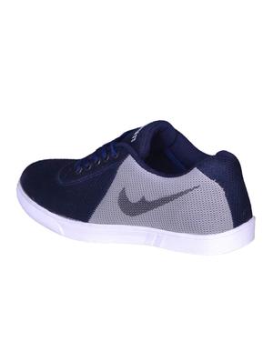 blue mesh lace up sneaker - 15067124 - Standard Image - 3