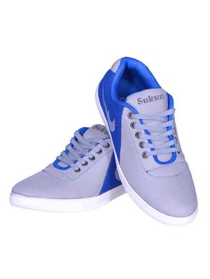 grey mesh lace up sneaker - 15067125 - Standard Image - 4