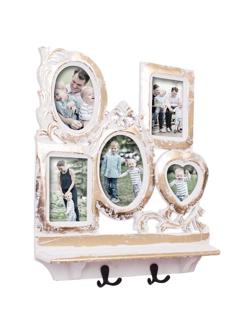 wall shelf with photoframe & hooks - 15067226 - Standard Image - 1