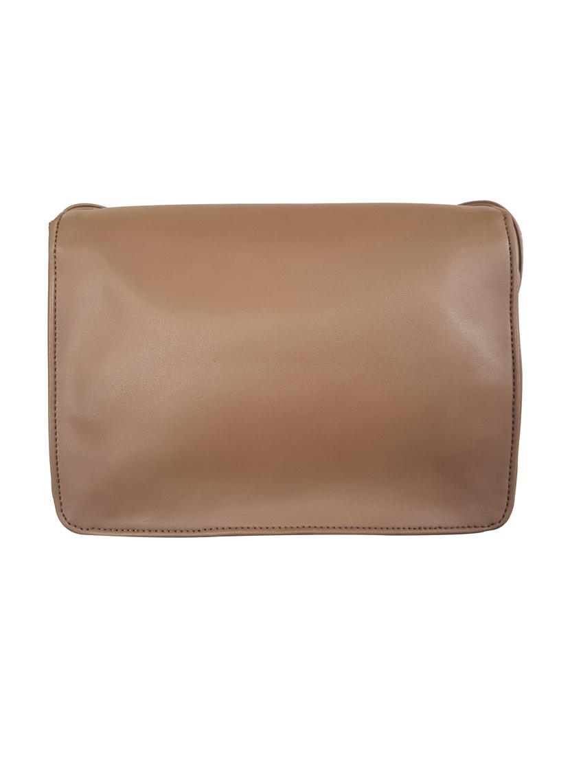 brown leatherette regular sling bag - 15067503 - Zoom Image - 2