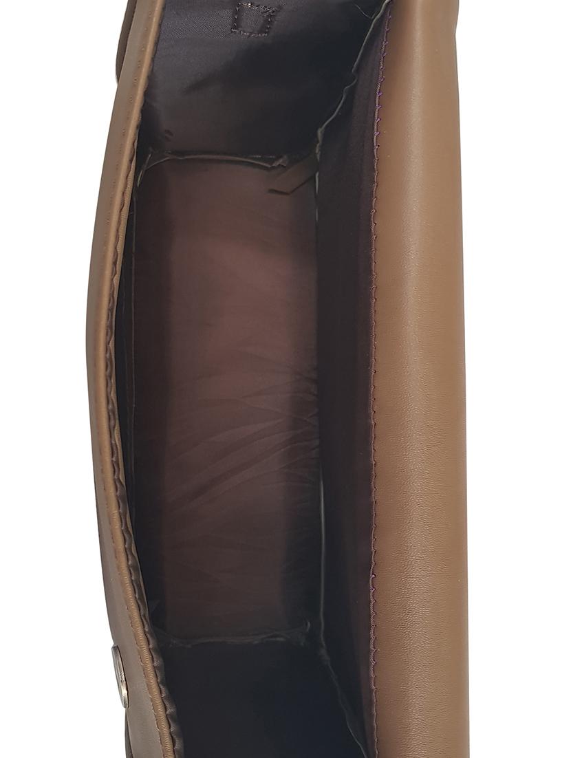 brown leatherette regular sling bag - 15067503 - Zoom Image - 3