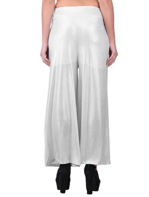 solid white cotton palazzo - 15068555 - Standard Image - 3