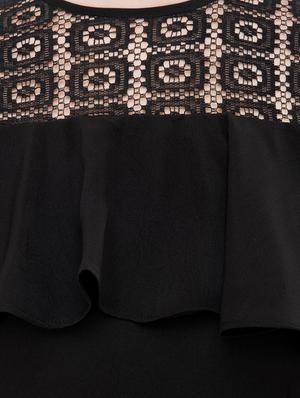 black crepe full leg jumpsuit - 15068710 - Standard Image - 4