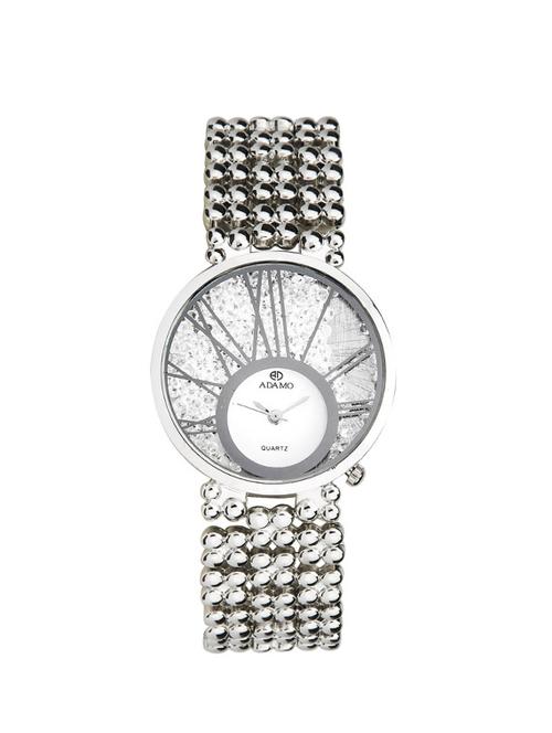 adamo analogue white dial women's watch -ad82sm01 - 15069570 - Very Small Image - 1