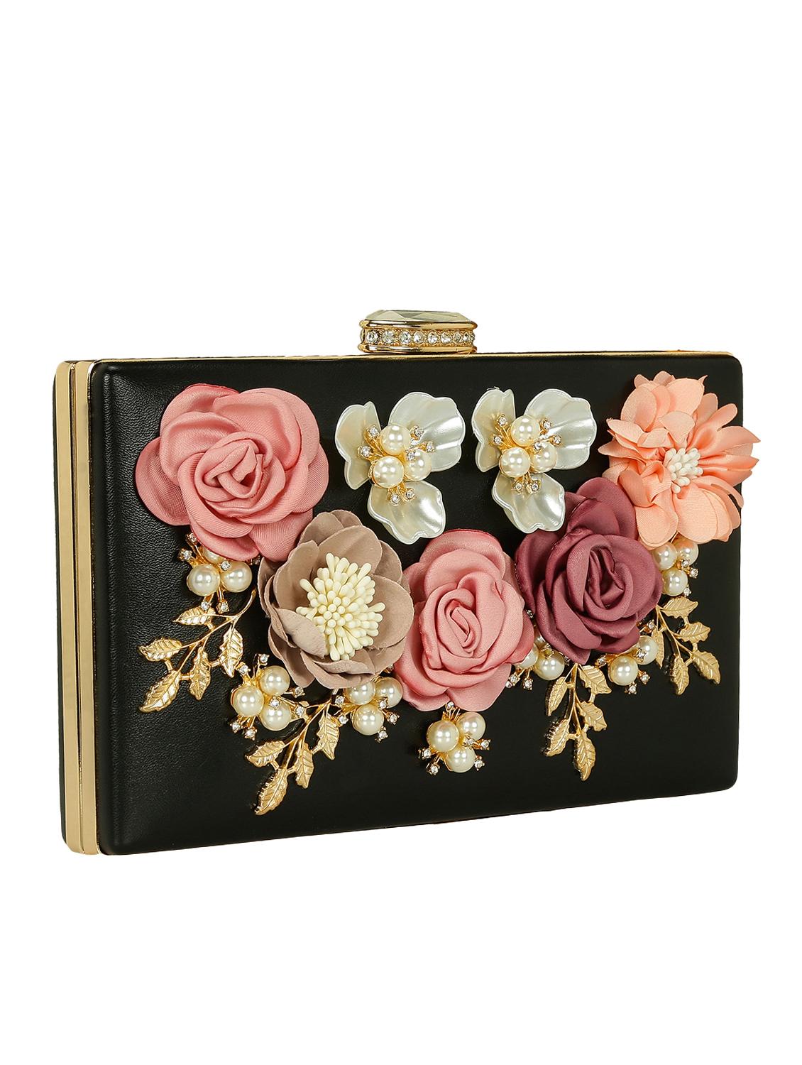 black metal box clutch - 15069676 - Zoom Image - 4