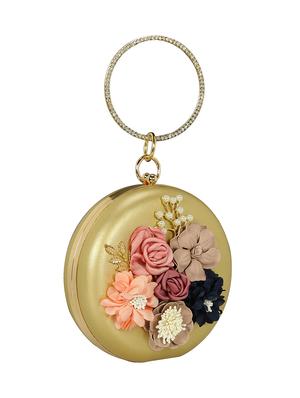 gold metal box clutch - 15069678 - Standard Image - 4