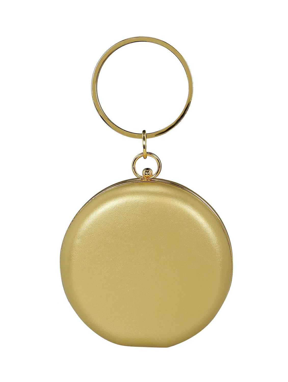 gold metal box clutch - 15069678 - Zoom Image - 2