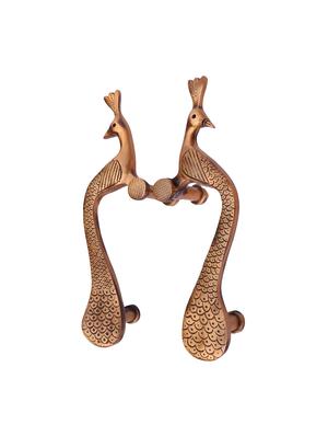 susajjit decor decorative peacock shape door handle set made of brass (set of 2) - 15070935 - Standard Image - 2