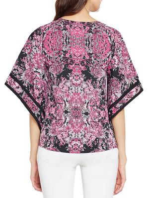 tassel tie neck kimono sleeved top - 15071178 - Standard Image - 3