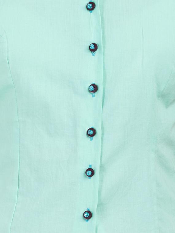 halter neck solid shirt - 15071261 - Zoom Image - 4