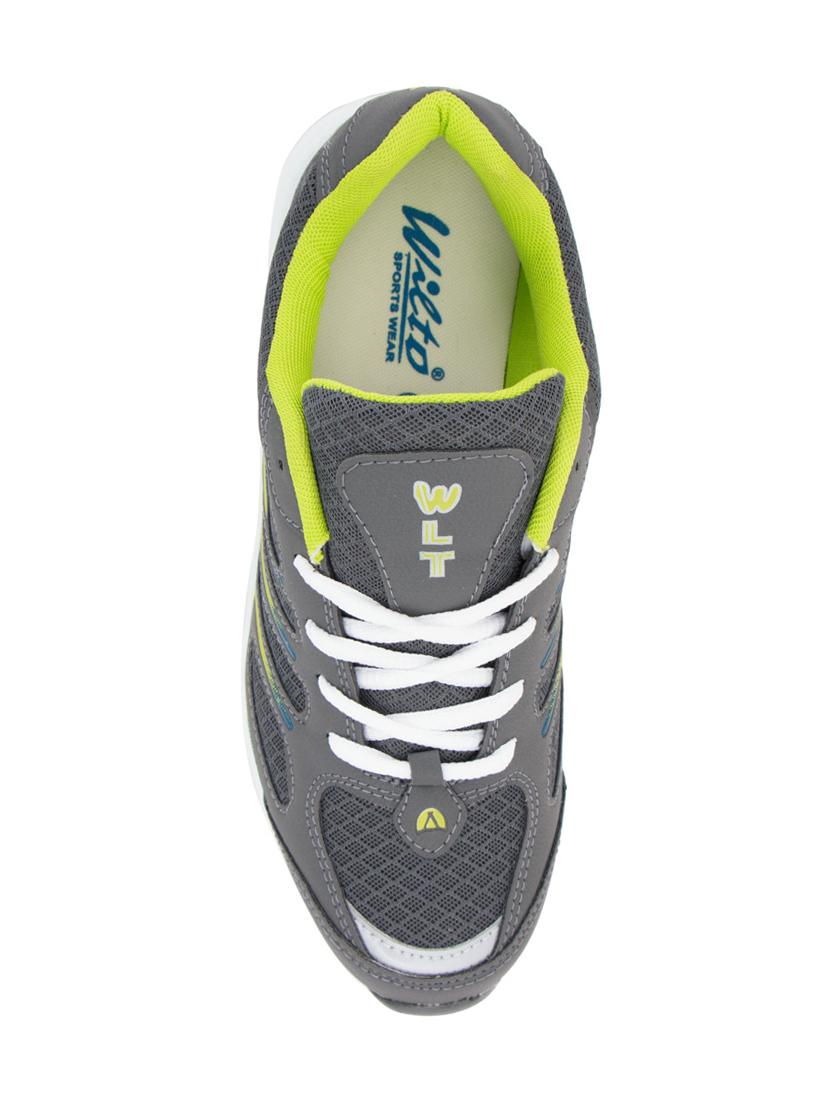 grey mesh lace-up sport shoe - 15071294 - Zoom Image - 3