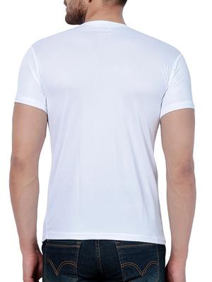 white cotton tshirt - 15071950 - Standard Image - 3
