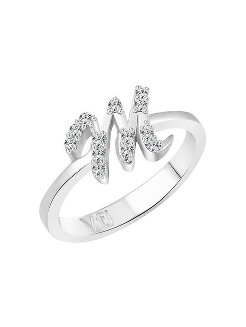 silver metal hand ring - 15072746 - Standard Image - 1