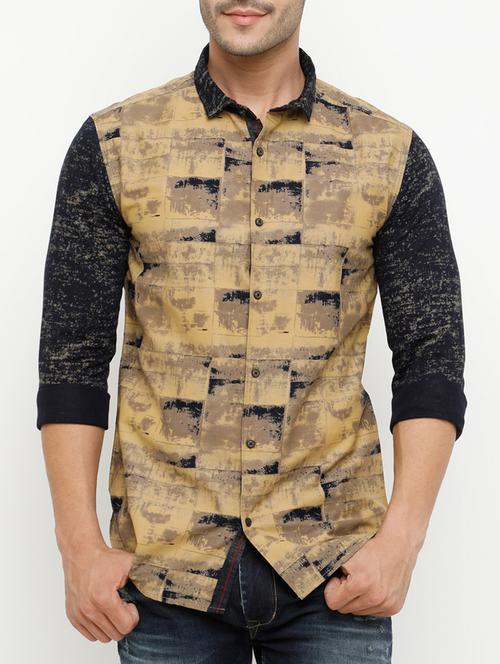multi colored cotton casual shirt - 15072828 - Standard Image - 1