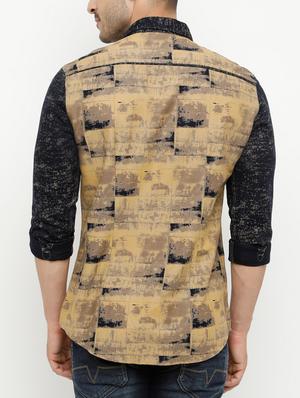 multi colored cotton casual shirt - 15072828 - Standard Image - 3