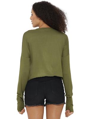 quirky printed high low tee - 15073060 - Standard Image - 3