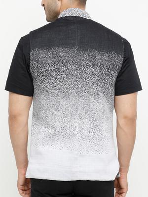 grey cotton nehru jacket - 15073169 - Standard Image - 2
