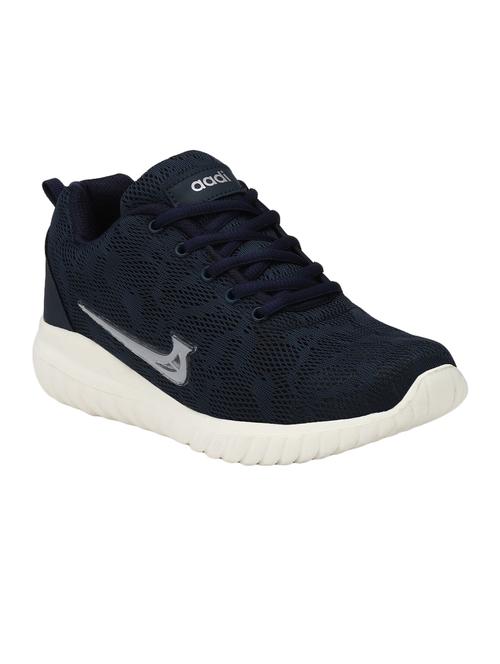 navy lace-up sport shoe - 15073203 - Standard Image - 1