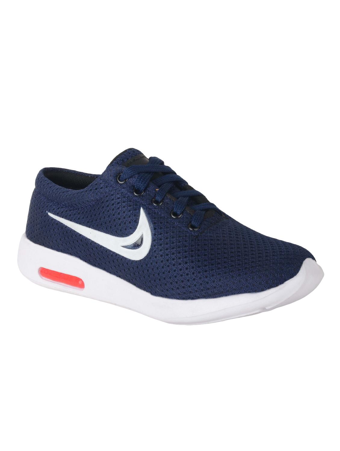 navy mesh sport shoes - 15073206 - Zoom Image - 1