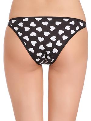 set of 3 multi colored cotton printed bikini panties - 15073295 - Standard Image - 4