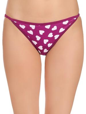 set of 3 multi colored cotton printed bikini panties - 15073295 - Standard Image - 8