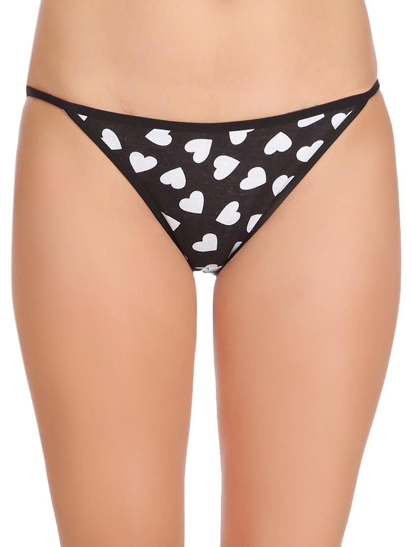 set of 3 multi colored cotton printed bikini panties - 15073295 - Zoom Image - 2