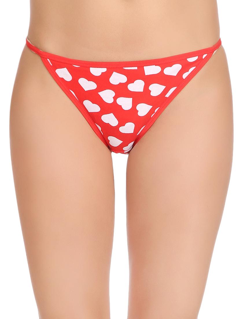 set of 3 multi colored cotton printed bikini panties - 15073295 - Zoom Image - 5