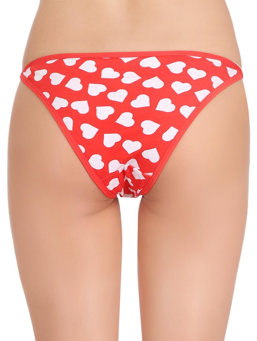 set of 3 multi colored cotton printed bikini panties - 15073295 - Zoom Image - 7