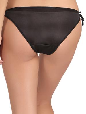 set of 2 multicolored satin bikini panty - 15073302 - Standard Image - 3