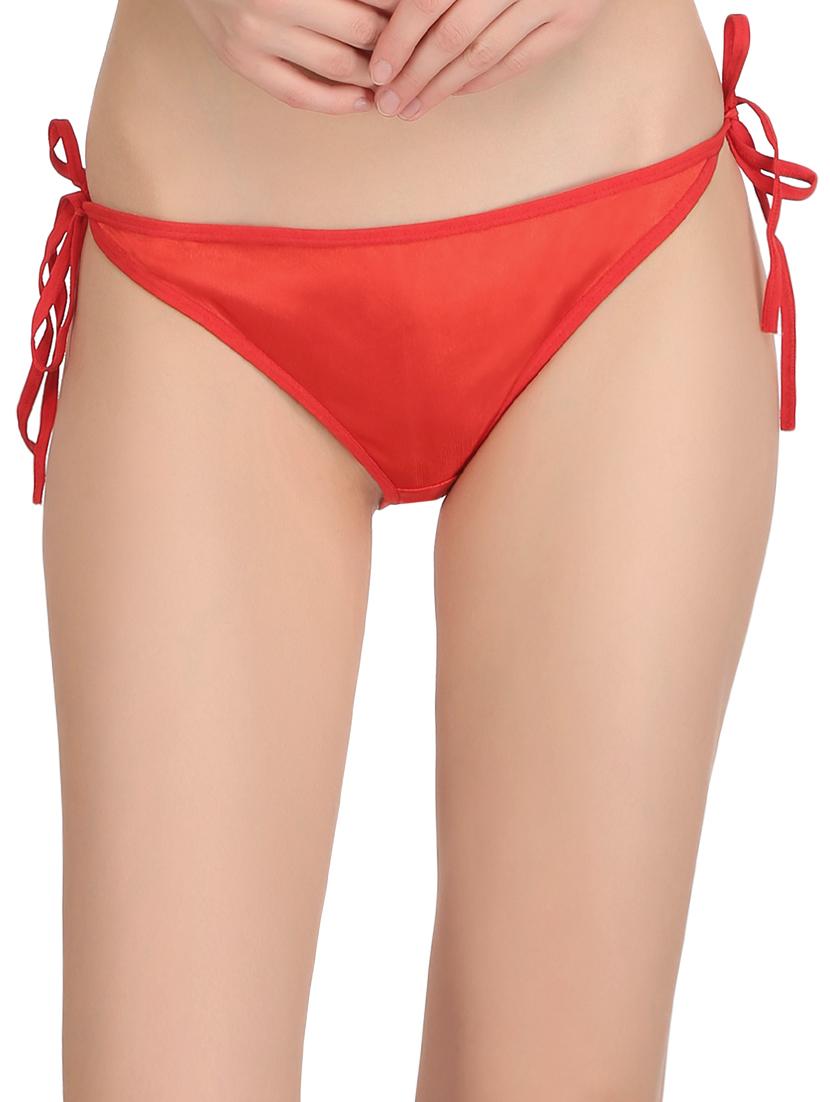 set of 2 multicolored satin bikini panty - 15073302 - Zoom Image - 4