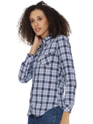 pocket patch checkered shirt - 15073311 - Standard Image - 2