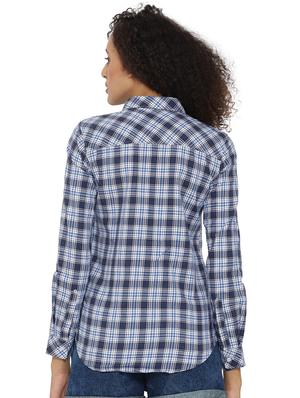pocket patch checkered shirt - 15073311 - Standard Image - 3