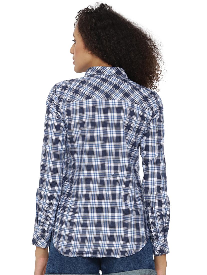 pocket patch checkered shirt - 15073311 - Zoom Image - 3