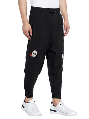 black cotton jogger - 15077384 - Standard Image - 2