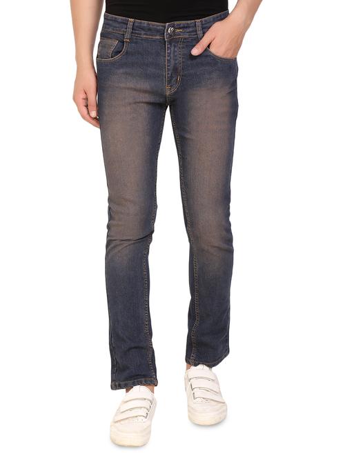 blue denim washed jeans - 15078102 - Standard Image - 1