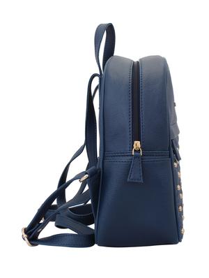 blue leatherette backpack - 15078879 - Standard Image - 5
