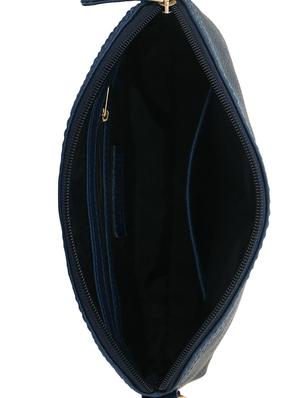 blue leatherette regular sling bag - 15078884 - Standard Image - 3