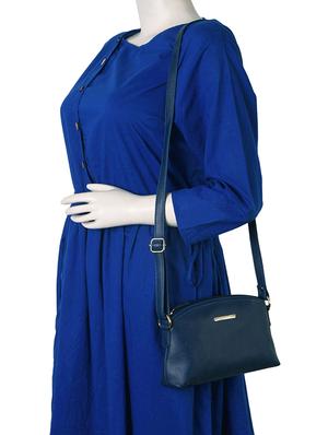 blue leatherette regular sling bag - 15078884 - Standard Image - 4