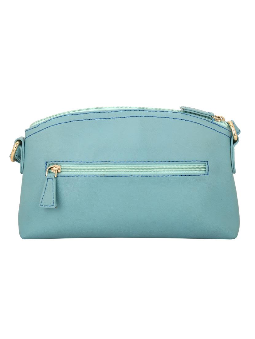 blue leatherette regular sling bag - 15078886 - Zoom Image - 2