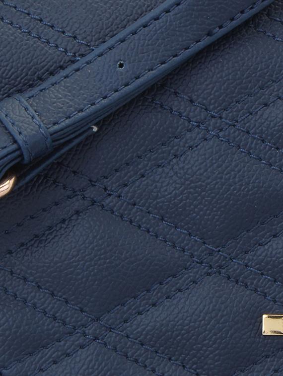 blue leatherette regular sling bag - 15078899 - Zoom Image - 4